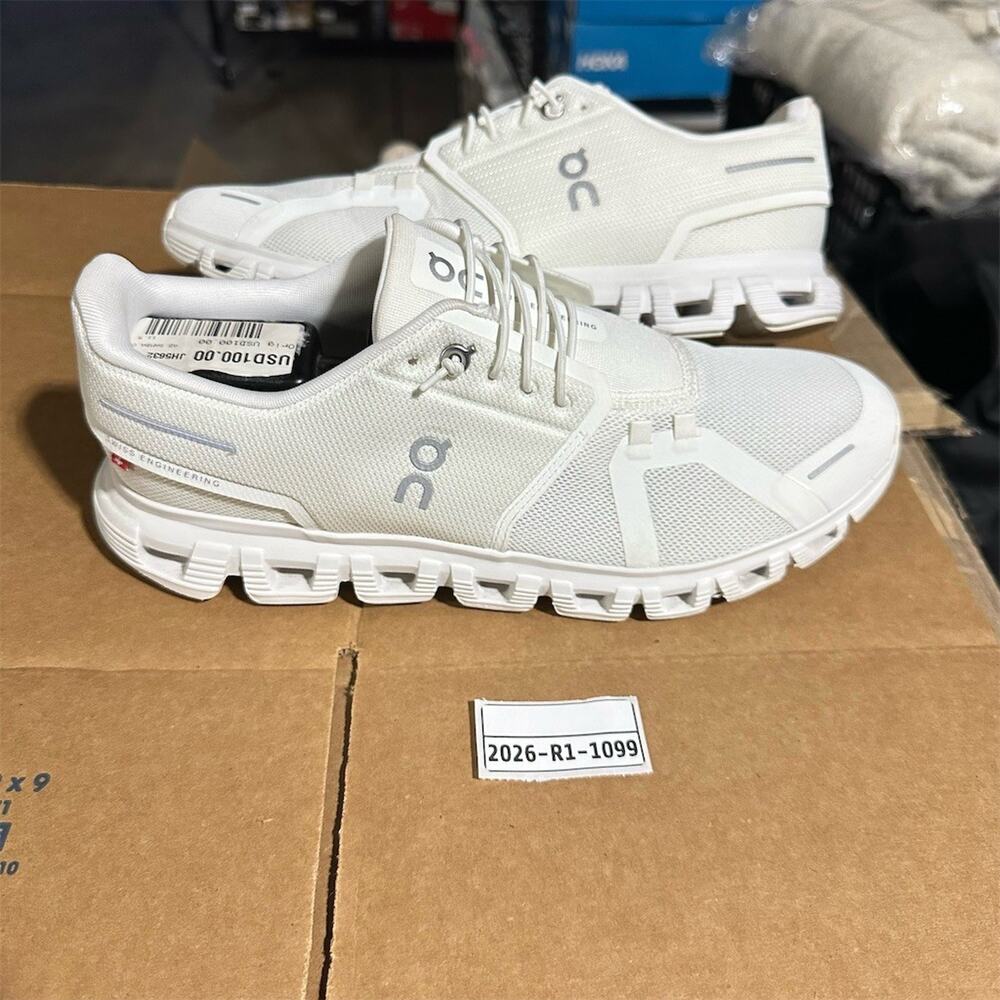 On Cloud 6 'Triple White' CloudTec Speedboard Running Sneakers | Mens 10 | EUC